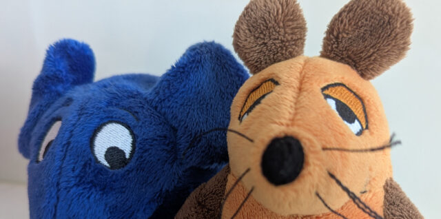Die Maus darf mit auf Reisen. Der Elefant ist zu schwer :-)